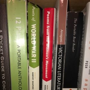 5 College Textbooks Literature English Poetry